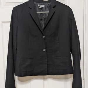 DKNY Black Women's Tailored Blazer Jacket